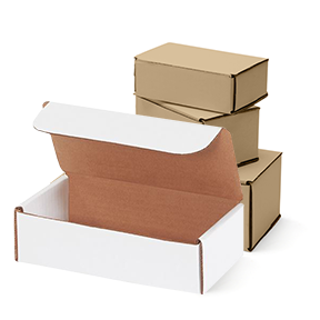 Stockroom Plus 50-Pack White Kraft Corrugated Mailer, Small Shipping Boxes  Mailing Box (3 x 4 x 2 in)