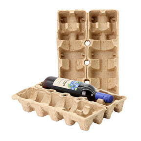 Wine Bottle Pulp Shipper Trays