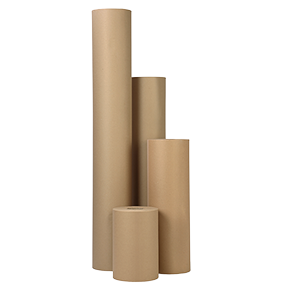 6" X 20' Single Face B-Flute Corrugated Cardboard Roll - Brown Kraft For Crafts, Packing, And Wrapping