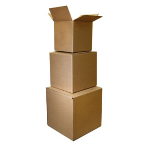 8''x8''x8'' Corrugated Cube Shipping Boxes