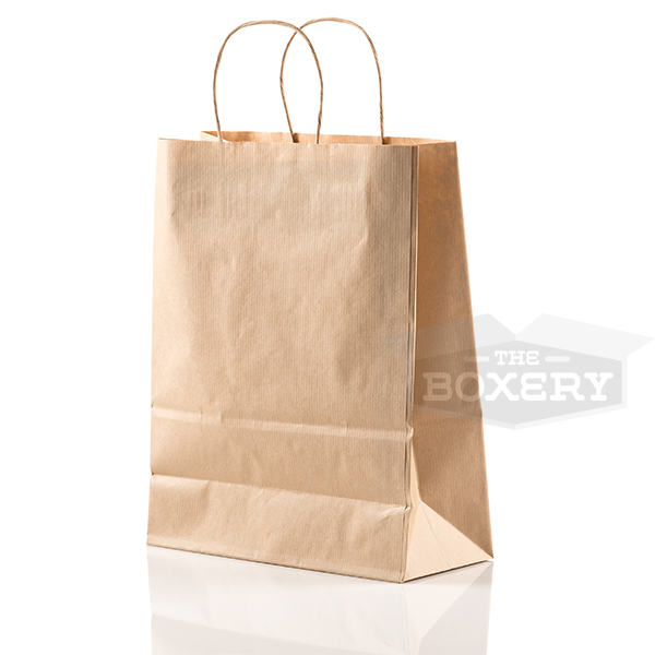 Kraft Paper Bags 13x7x17 with Handle 200/cs
