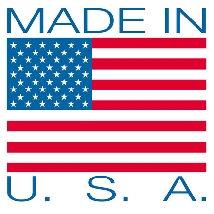 Made in U.S.A. (Flag) Labels 4x4'' 500/rl