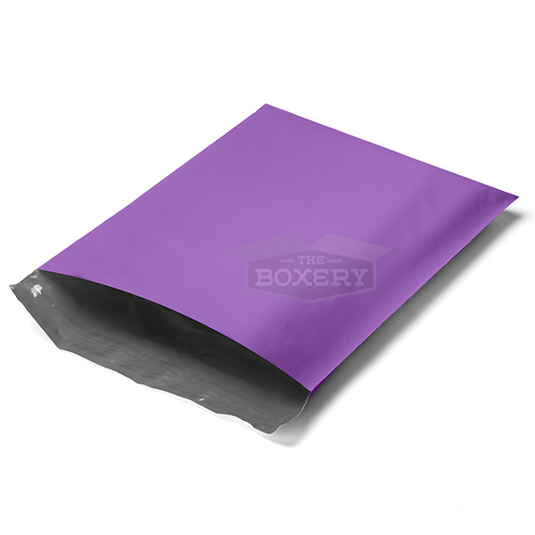 LUX Purple Poly Bags #2 7.5x10.5'' 1000/cs