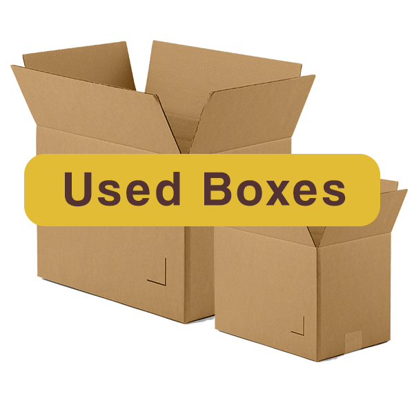 Used Boxes White 11x11x19'' 1000/pallet