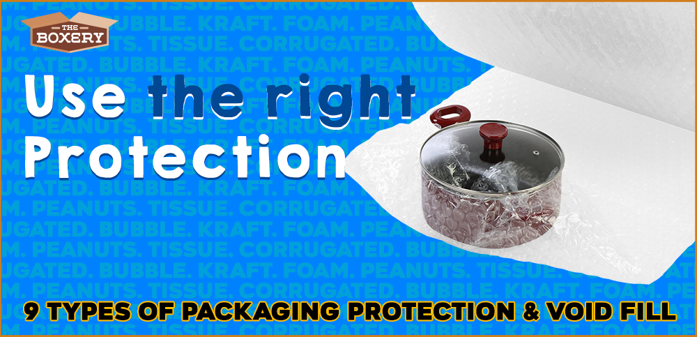 9 types of packaging protection & void fill