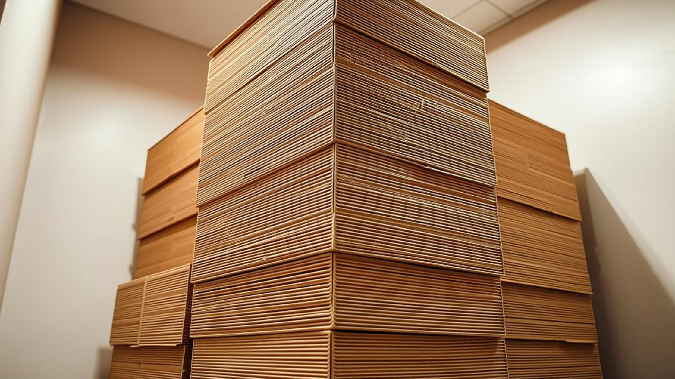 What makes corrugated boxes ideal for long-term storage?
