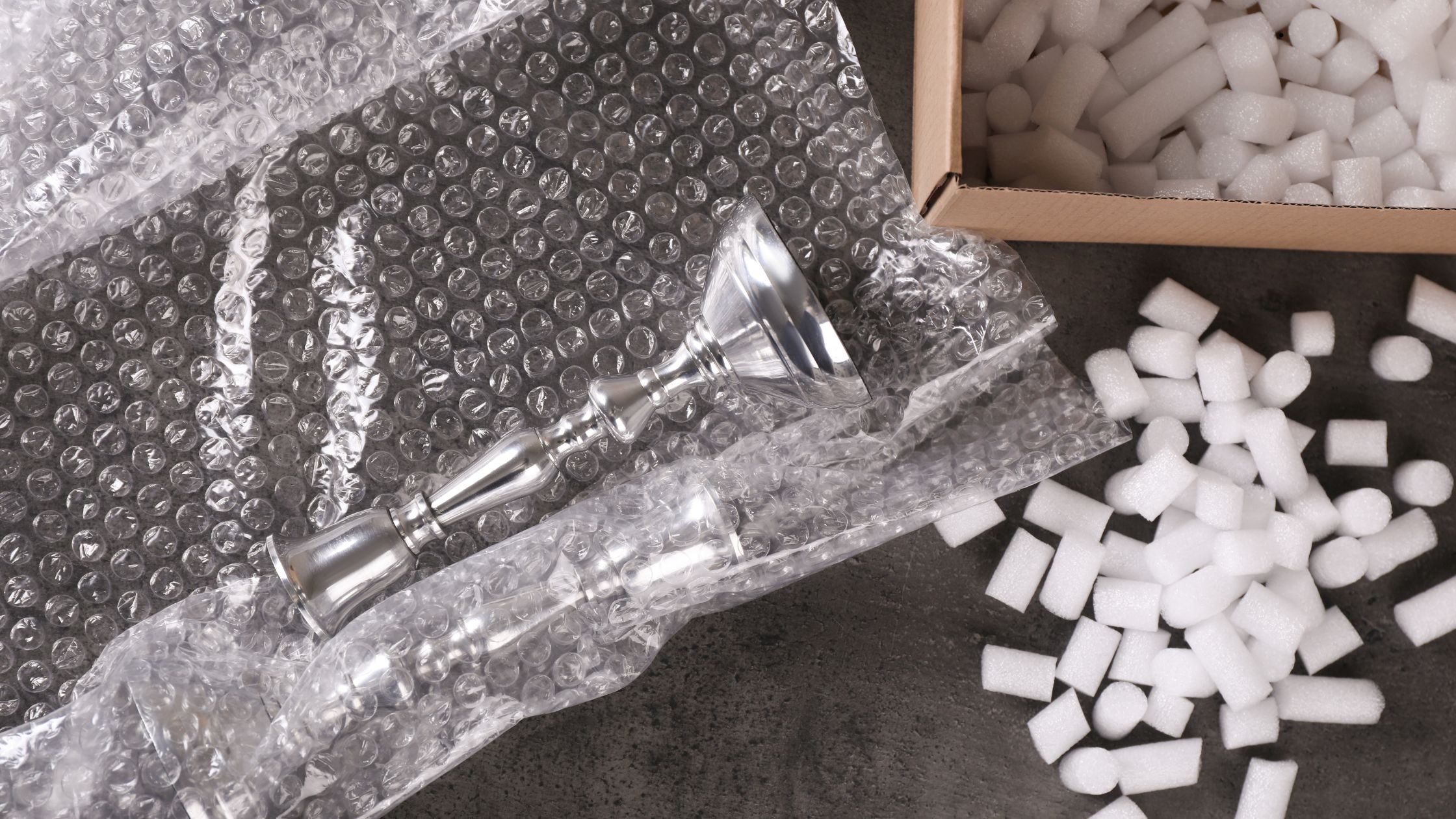 How do shipping peanuts compare to bubble wrap for protection?