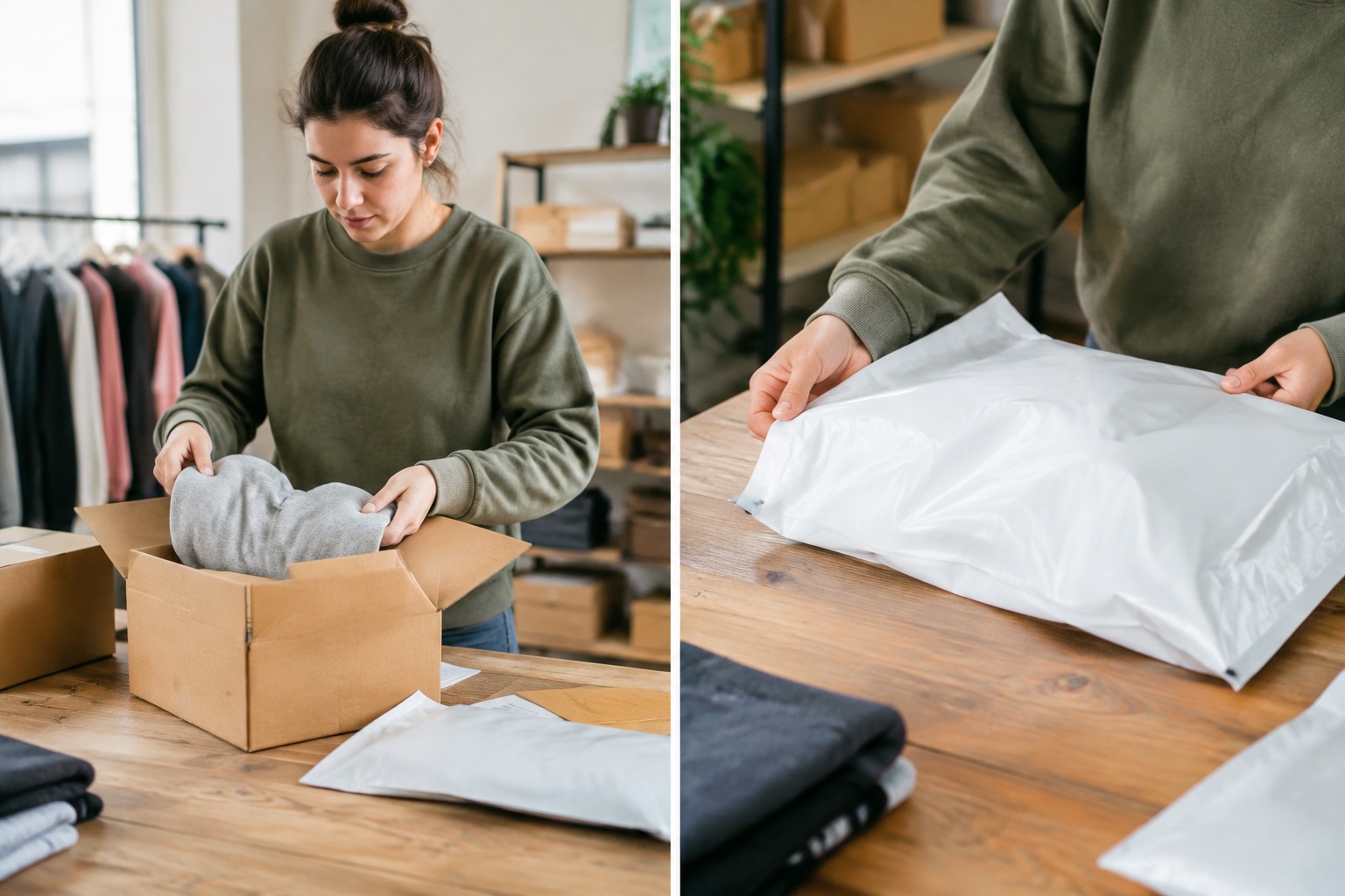 How to calculate shipping weight savings when switching to large poly mailer bags